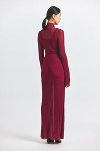 Carmine Romina Sheer Knit Layered Skirt | Women's Skirts by Derek Lam 10 Crosby