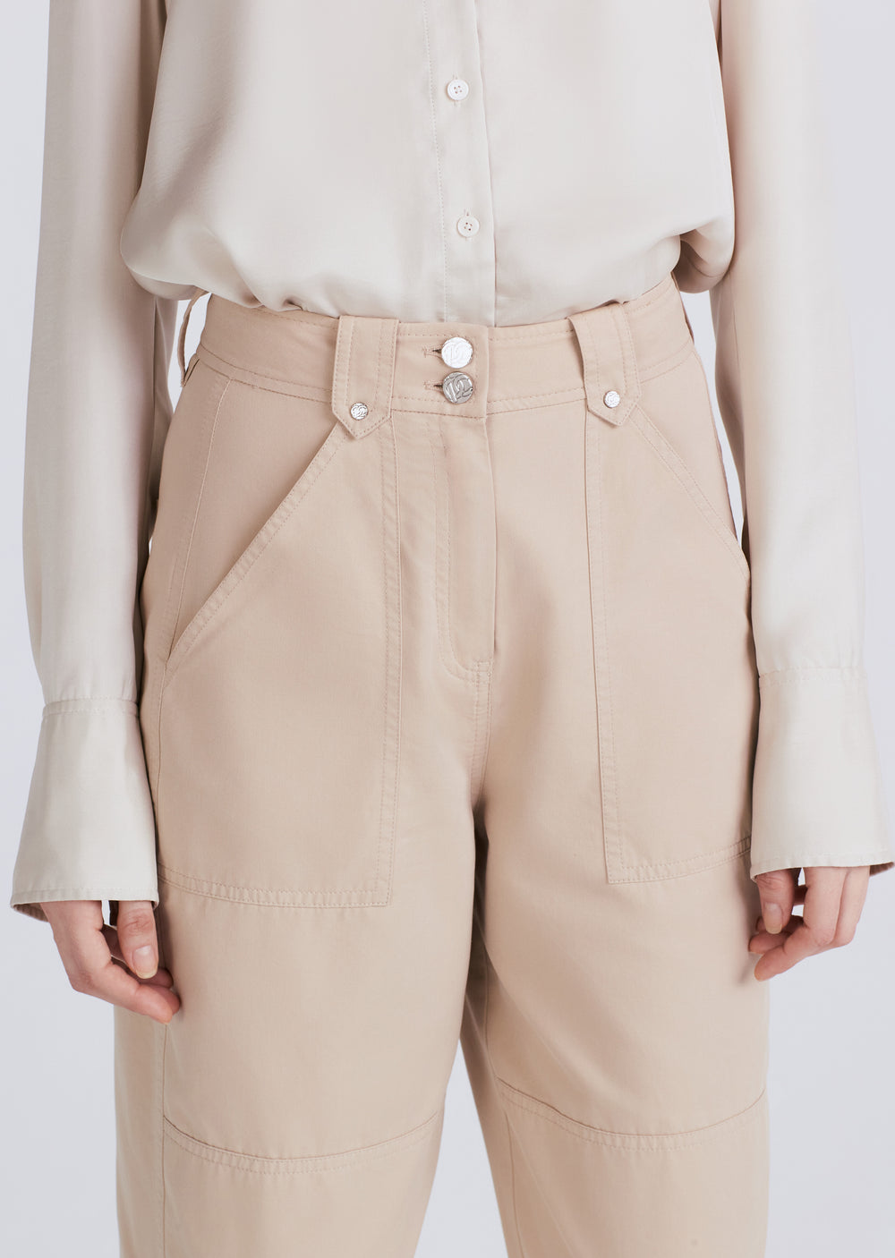 Peirson Utility Pants in Safari Derek Lam 10 Crosby