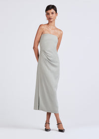 Sage Harriet Strapless Midi Dress | Women's Dresses by Derek Lam 10 Crosby