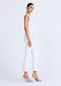 Soft White Robertson Crop Flare Trouser | Women's Pant by Derek Lam 10 Crosby