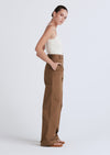 Spanish Olive Baxter Wide Leg Pleated Pants | Women's Pants by Derek Lam 10 Crosby