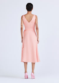Kathleen Sleeveless Shoulder Tie Midi Dress |  Women's Dress by Derek Lam 10 Crosby