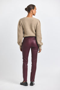 Black Cherry Thessaly Skinny Pant | Women's Pants by Derek Lam 10 Crosby