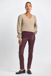 Black Cherry Thessaly Skinny Pant | Women's Pants by Derek Lam 10 Crosby