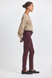 Black Cherry Thessaly Skinny Pant | Women's Pants by Derek Lam 10 Crosby