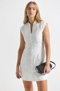 White Elyse Dress |  Women's Dress by Derek Lam 10 Crosby