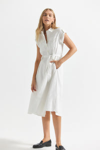 White Kayla Dress |  Women's Dress by Derek Lam 10 Crosby