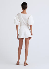 White Lenox Sailor Short | Women's Shorts by Derek Lam 10 Crosby