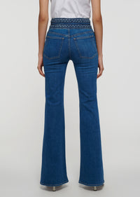 Atlantic Harlow Braided Waist Jeans | Women's Denim by Derek Lam 10 Crosby
