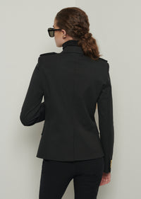 Black Arthur Single Breasted Jacket | Women's Jacket by Derek Lam 10 Crosby