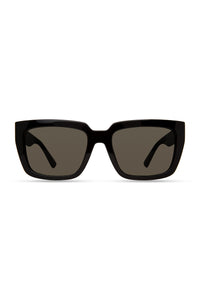 Black-Grey Aero Square Oversized Sunglasses - Women's Sunglasses by Derek Lam 10 Crosby