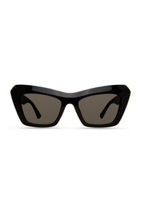 Black-Grey Prisha Cat Eye Sunglasses - Women's Sunglasses by Derek Lam 10 Crosby