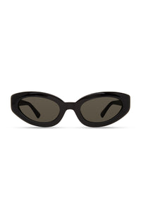Black-Grey Vesper Narrow Cat Eye Sunglasses - Women's Sunglasses by Derek Lam 10 Crosby