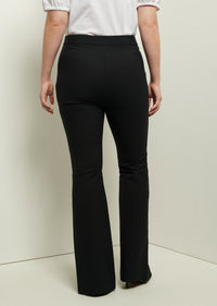 Black Lucia Front Slit Trousers | Women's Pant by Derek Lam 10 Crosby