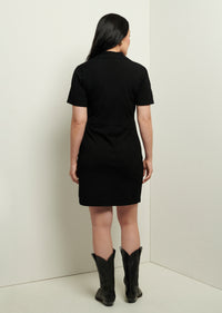 Black Raylen Twist Sweater Dress | Women's Dress by Derek Lam
