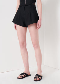 Black Vadella A-Line Shorts | Women's Shorts by Derek Lam 10 Crosby