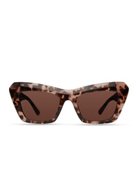 Blush Tortoise-Gold Brown Prisha Cat Eye Sunglasses - Women's Sunglasses by Derek Lam 10 Crosby