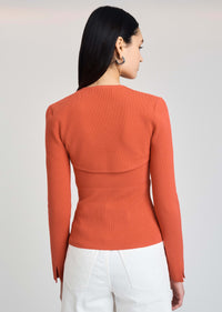Coral Nessa Bolero Cami Set - Women's Sweater by Derek Lam