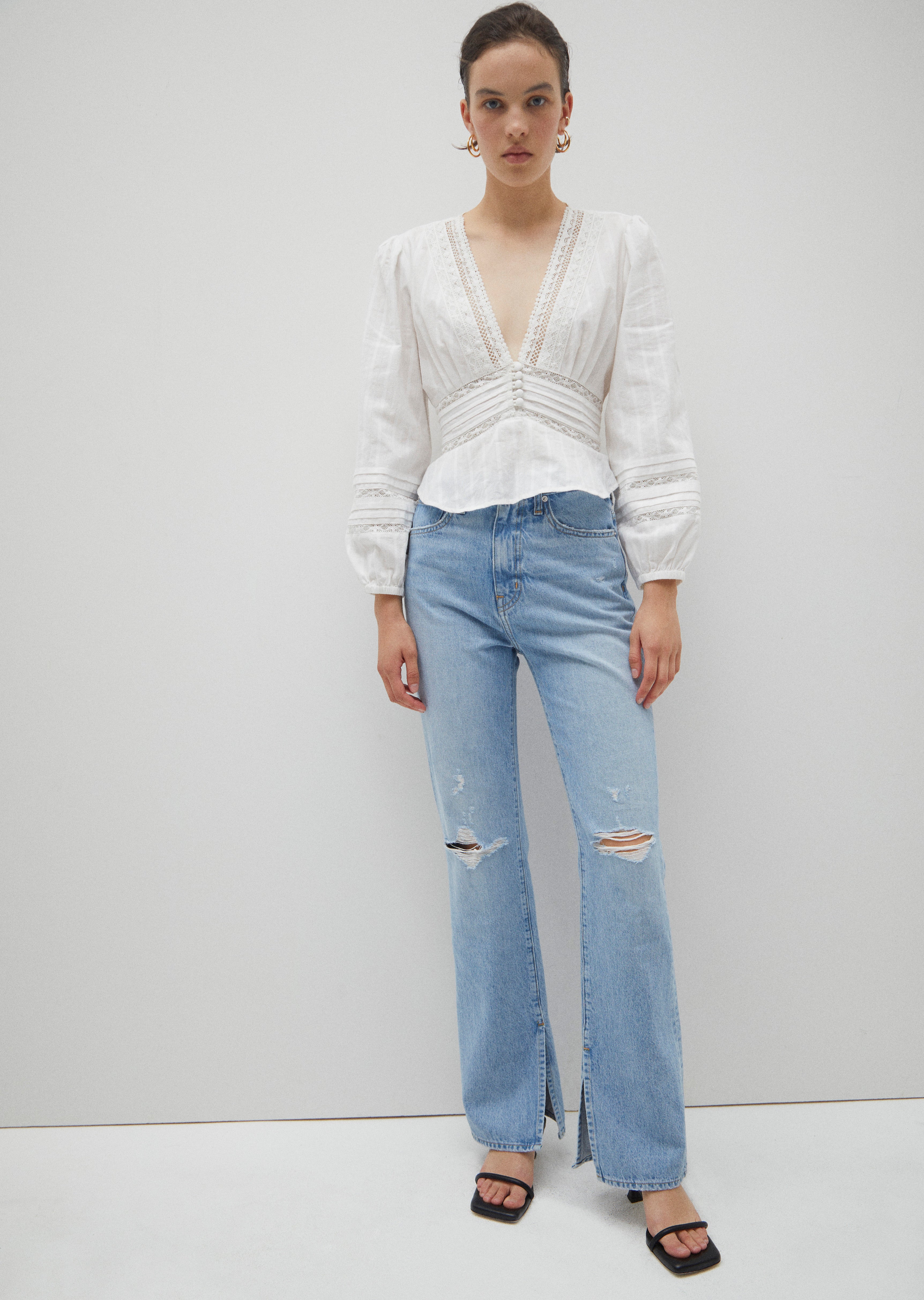 Frankie Ultra High Rise Straight Leg Jeans | Derek Lam 10 Crosby