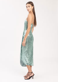 Green Lexi Sarong Dress | Women's Dress by Derek Lam