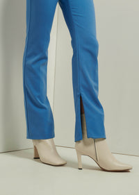 Light Blue Malika Slim Slit Pants | Women's Pants by Derek Lam 10 Crosby