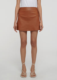 Luggage Gina Lace Up Skirt | Women's Skirt by Derek Lam 10 Crosby