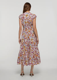 Marigold-Lilac Fatima A-Line Dress | Women's Dress by Derek Lam 10 Crosby