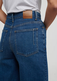 Mercer Isla Cropped High Rise Wide Leg Jeans | Women's Denim by Derek Lam 10 Crosby
