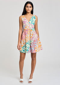 Multicolor Colette A-Line Dress | Women's Dress by Derek Lam 10 Crosby