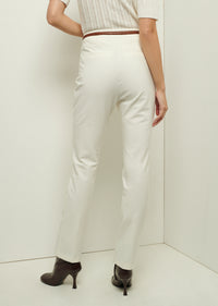 Soft White Fia Slim Pants | Women's Pants by Derek Lam 10 Crosby