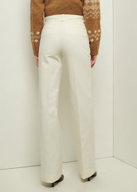 Soft White Nell Wide Leg Pants | Women's Pants by Derek Lam 10 Crosby