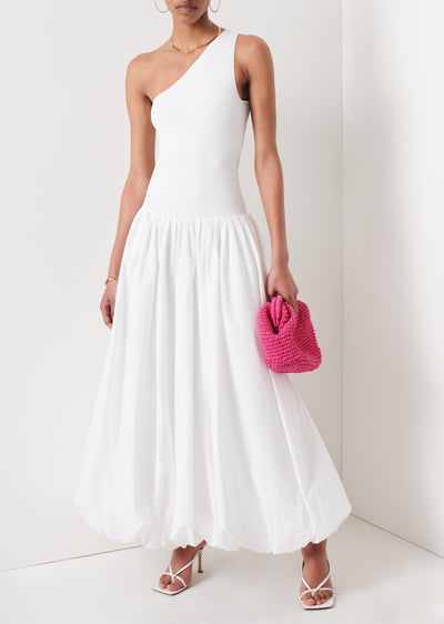White Dune Balloon Dress | Women's Dress by Derek Lam